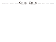 Tablet Screenshot of chinchinweddings.com